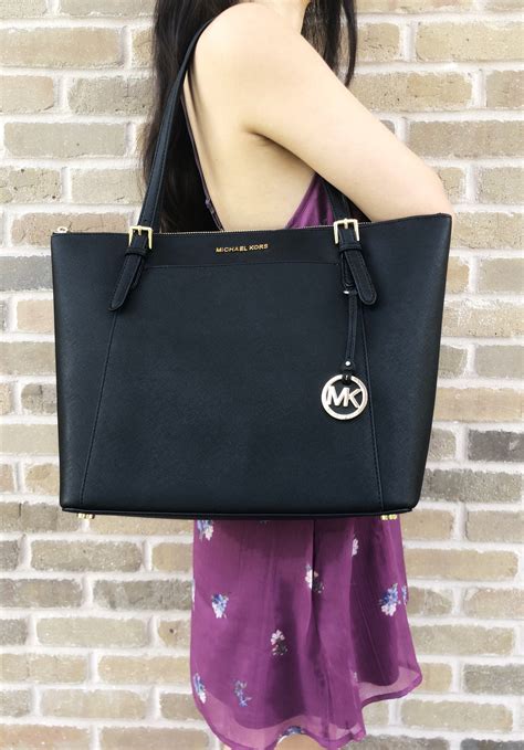 michael kors ciara large schwarz|michael kors ciara bag.